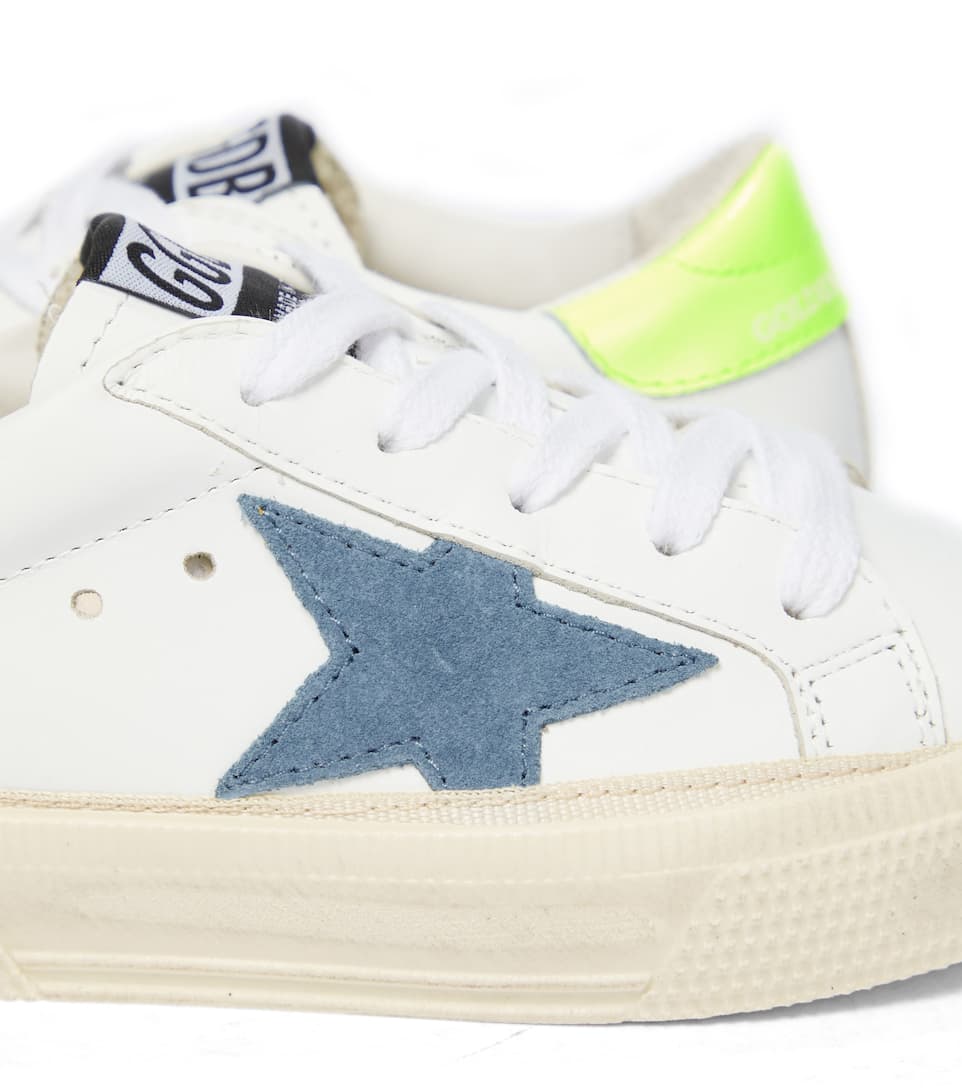 GIÀY GOLDEN GOOSE KIDS May leather sneakers