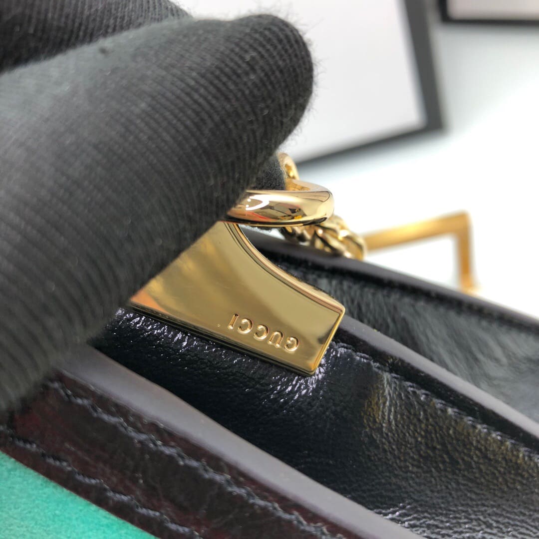TÚI Gucci Ophidia GG small shoulder bag green Top Quality