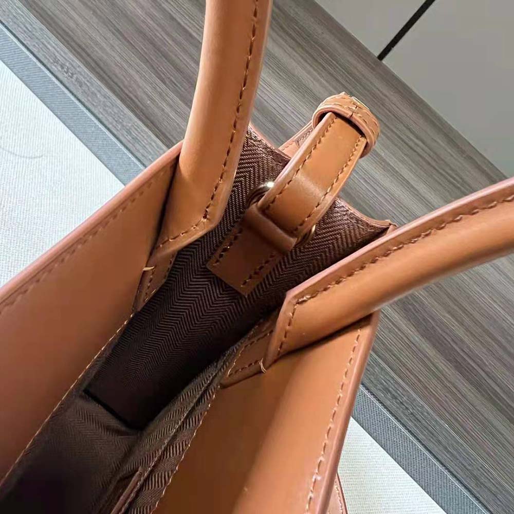 TÚI Loewe Women LOEWE Standard A5 Tote in Sleek Calfskin-Tan