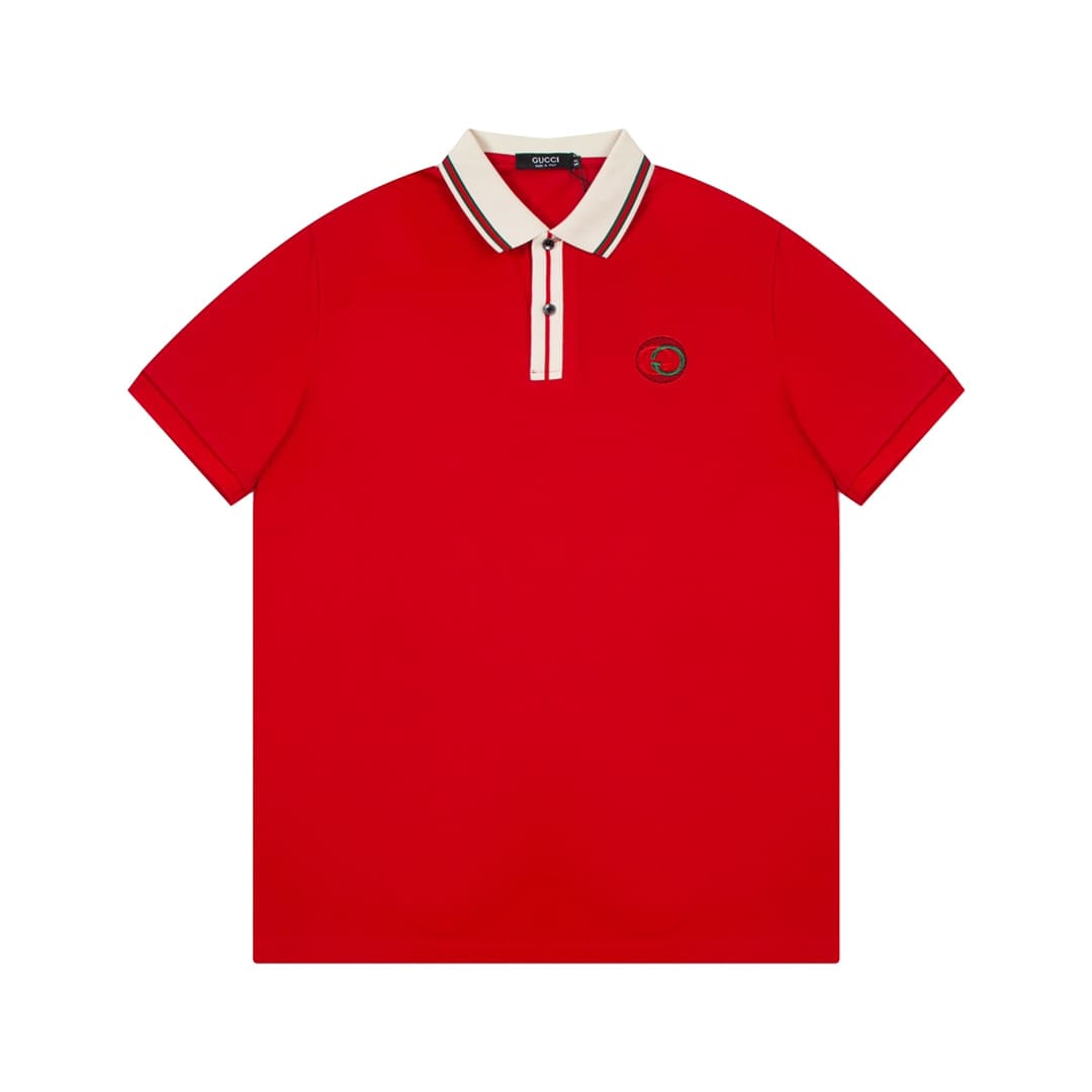 ÁO GUCCI GG POLO SHIRT RED MÀU ĐỎ