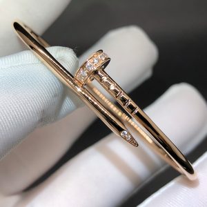 Vòng tay Cartier Juste un Clou 20 Viên Kim Cương vàng hồng18K
