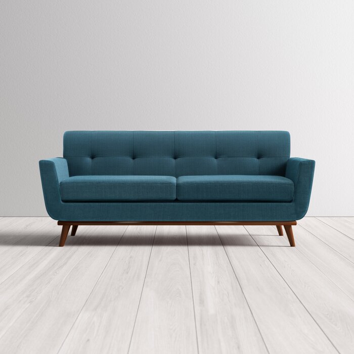 SOFA NỈ CHÂN GỖ TỰ NHIÊN LOMBARDY