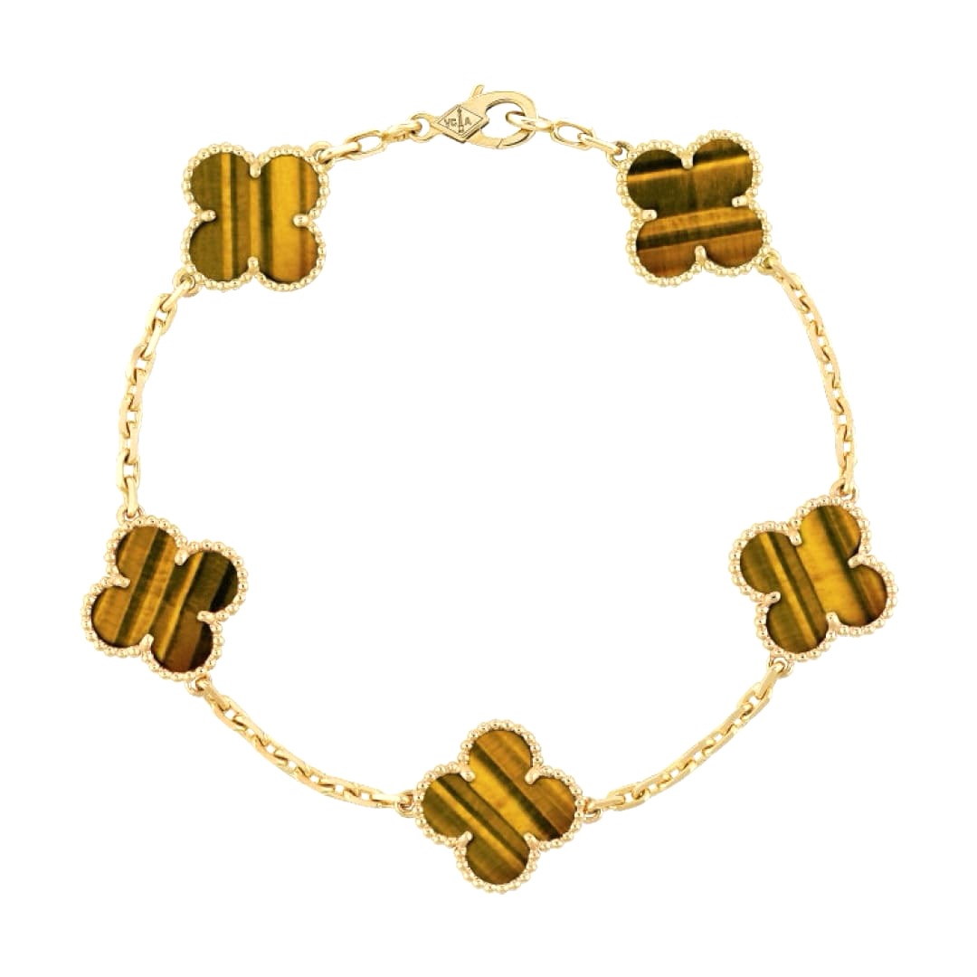 LẮC TAY CLEEF & ARPELS TIGER EYES ĐÁ MẮT HỔ