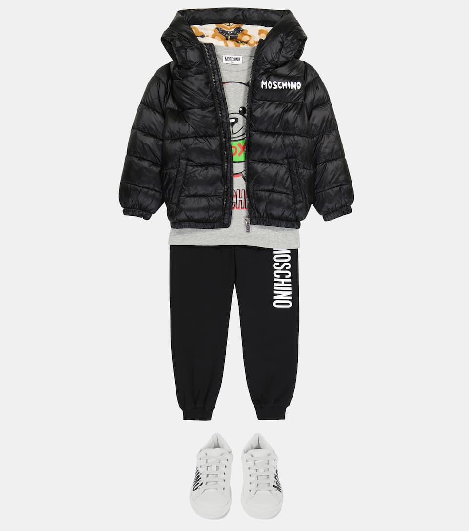 ÁO MOSCHINO KIDS Printed puffer jacket 9 - 16 years