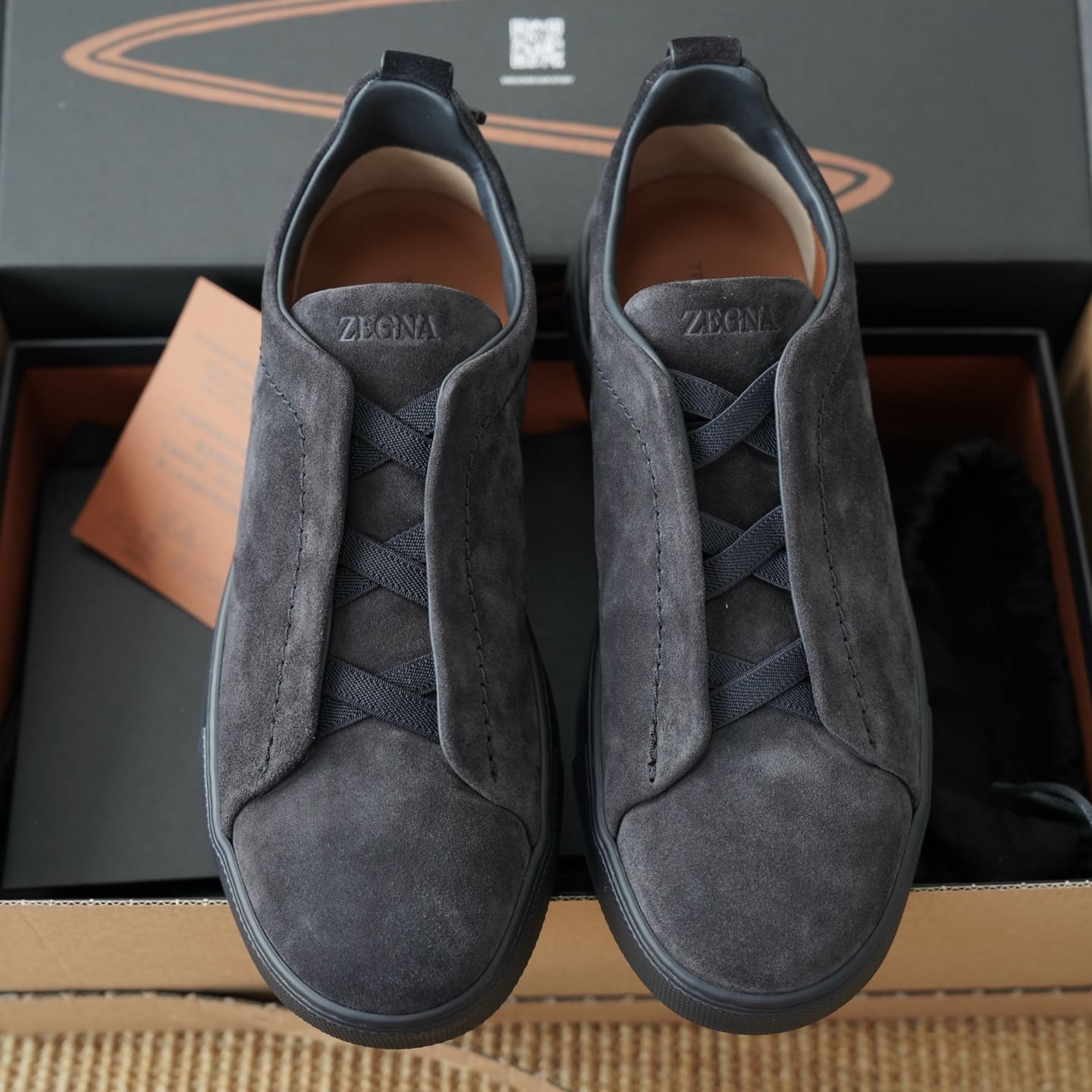 GIÀY ERMENEGILDO ZEGNA TRIPLE STITCH TOP QUALITY SHOES AAA