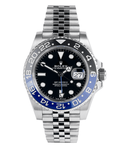 Đồng hồ Rolex GMT-Master II Batgirl Black Dial mặt số màu đen