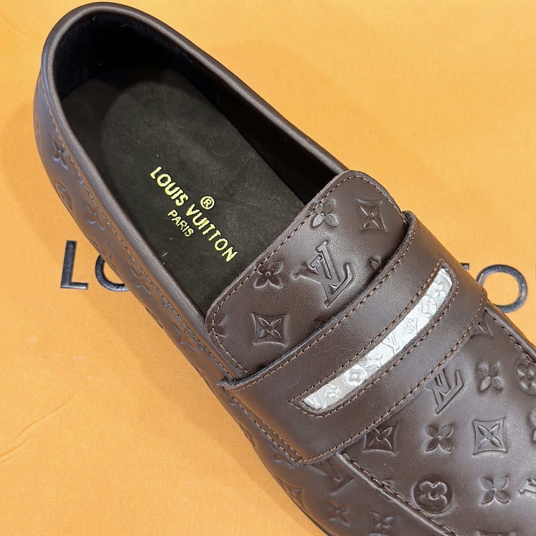 GIÀY LOUIS VUITTON GLOVE LOAFER SHOES AAA