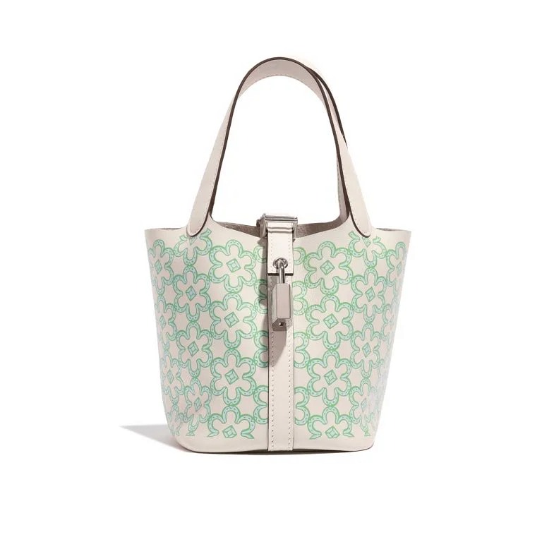 TÚI Hermès Micro Lucky Daisy Picotin 14 Swift Nata