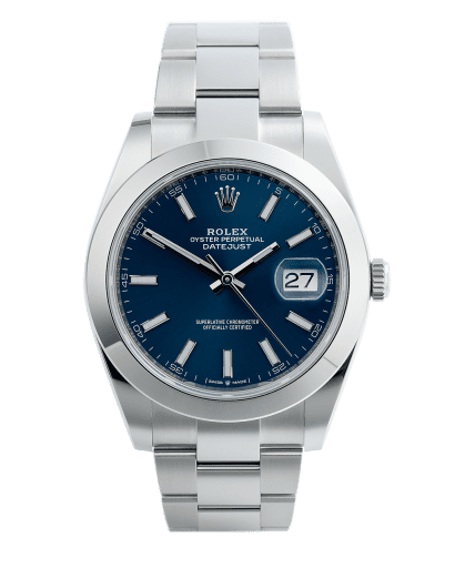 Đồng hồ Rolex Datejust Blue Dial mặt số màu xanh dương