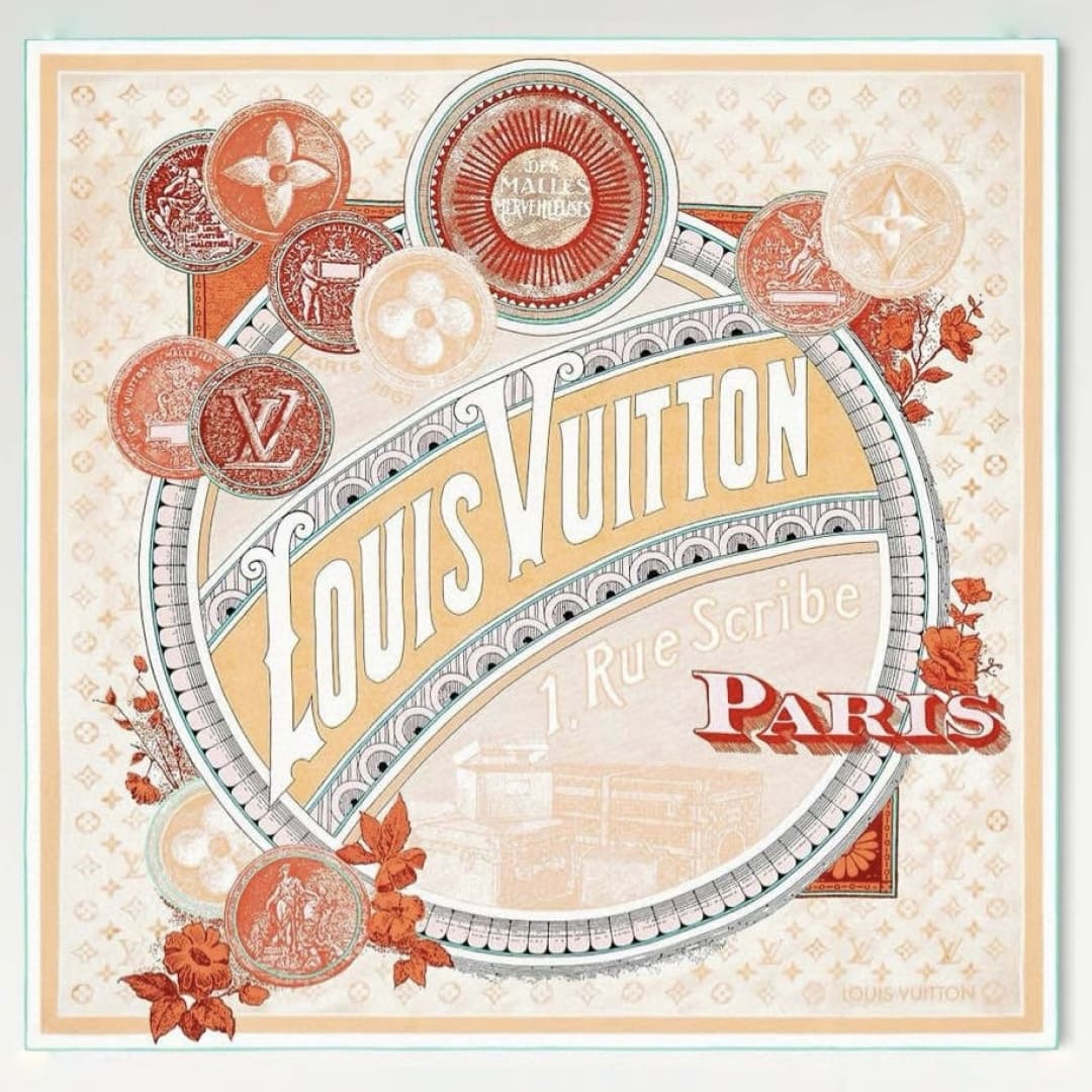 KHĂN LOUIS VUITTON TOP QUALITY AAA SILK