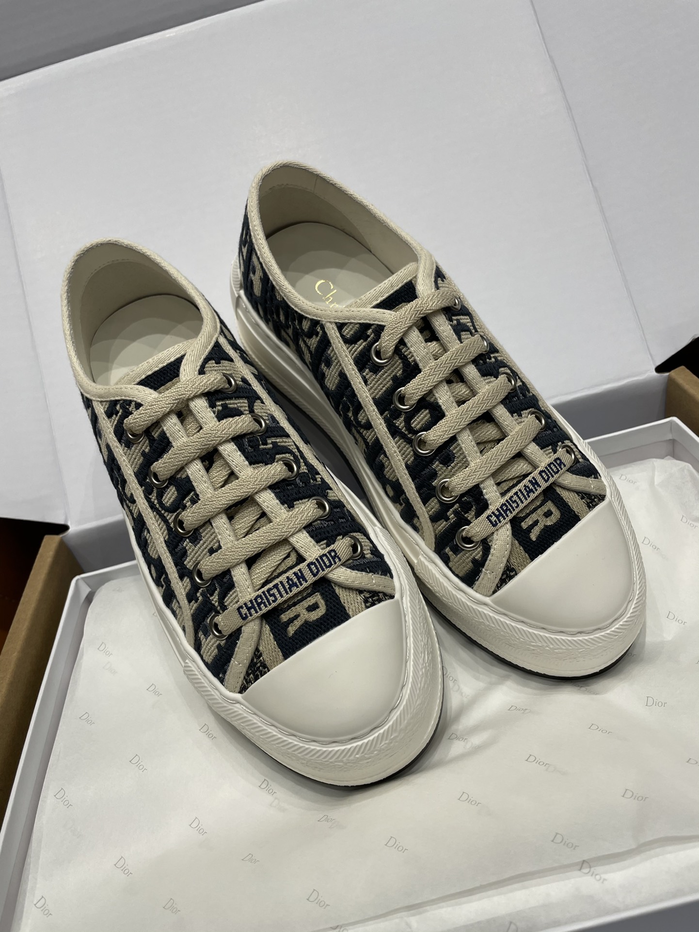 GIÀY Christian Dior Walk'N 23 Oblique Black