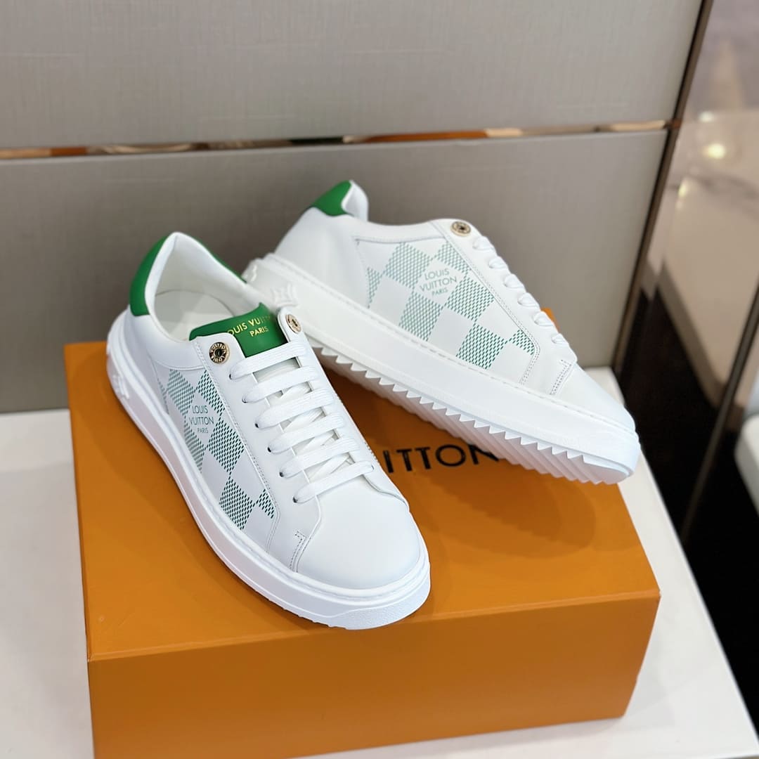 GIÀY LOUIS VUITTON TIME OUT MONOGRAM SNEAKERS SHOES AAA