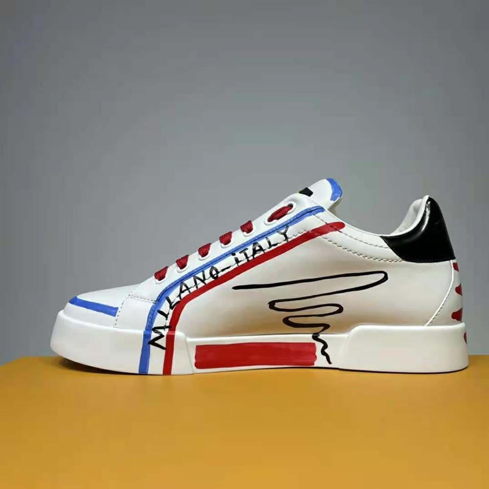 GIÀY DOLCE & GABBANA Limited Edition Portofino Sneakers-Blue