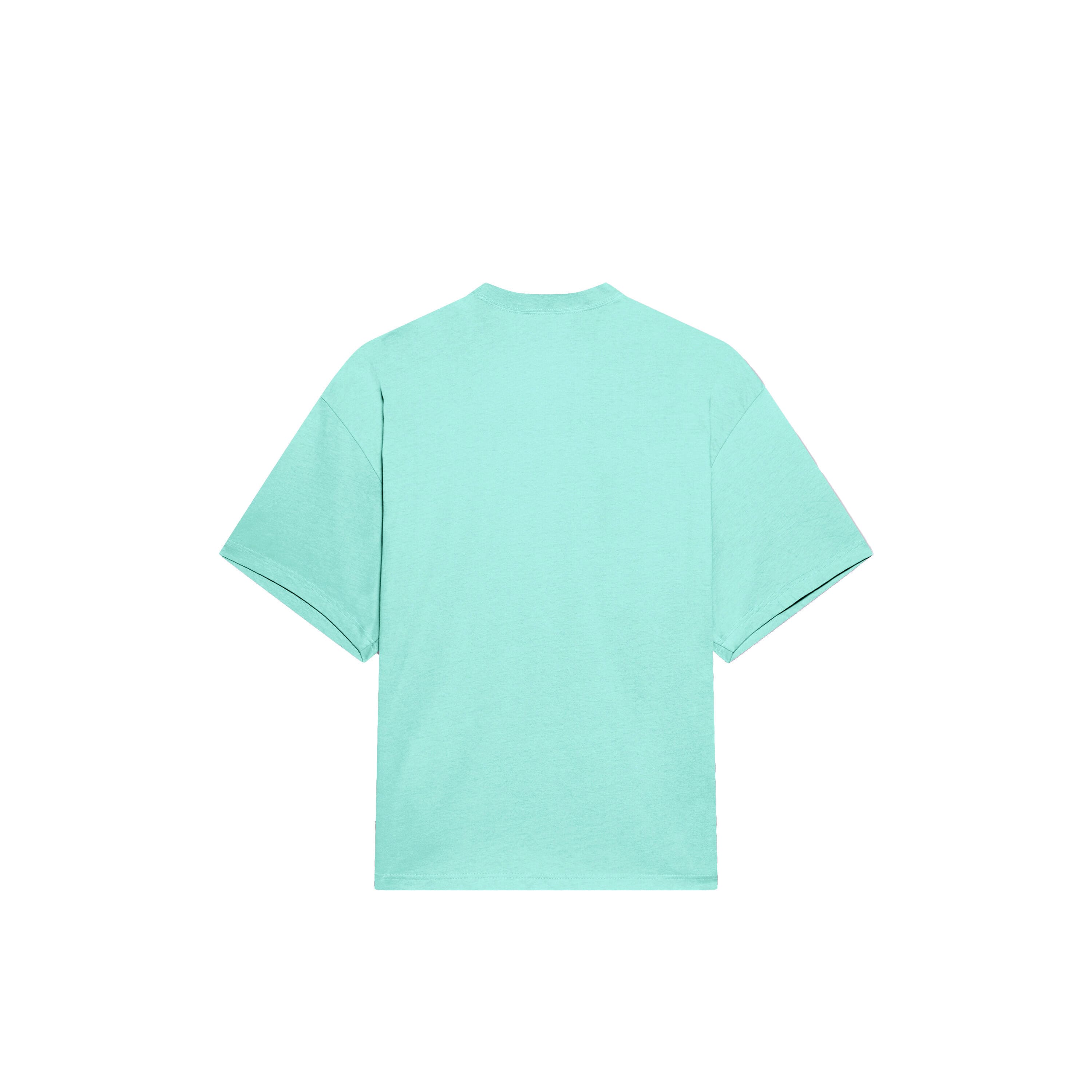 ÁO BALENCIAGA T SHIRT MÀU XANH UNISEX