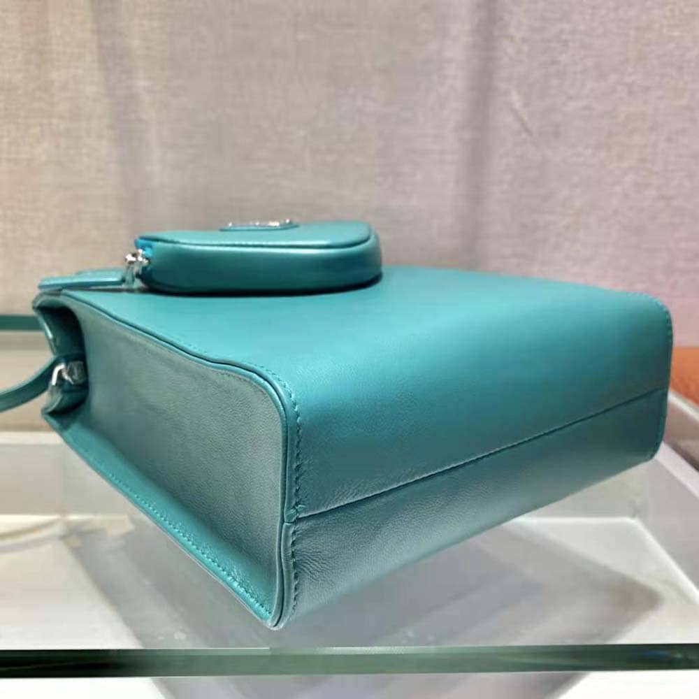 TÚI Prada Women Nappa Leather Tote Bag-Lime