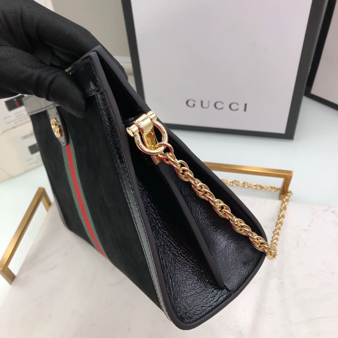 TÚI Gucci Ophidia GG small shoulder bag black Top Quality