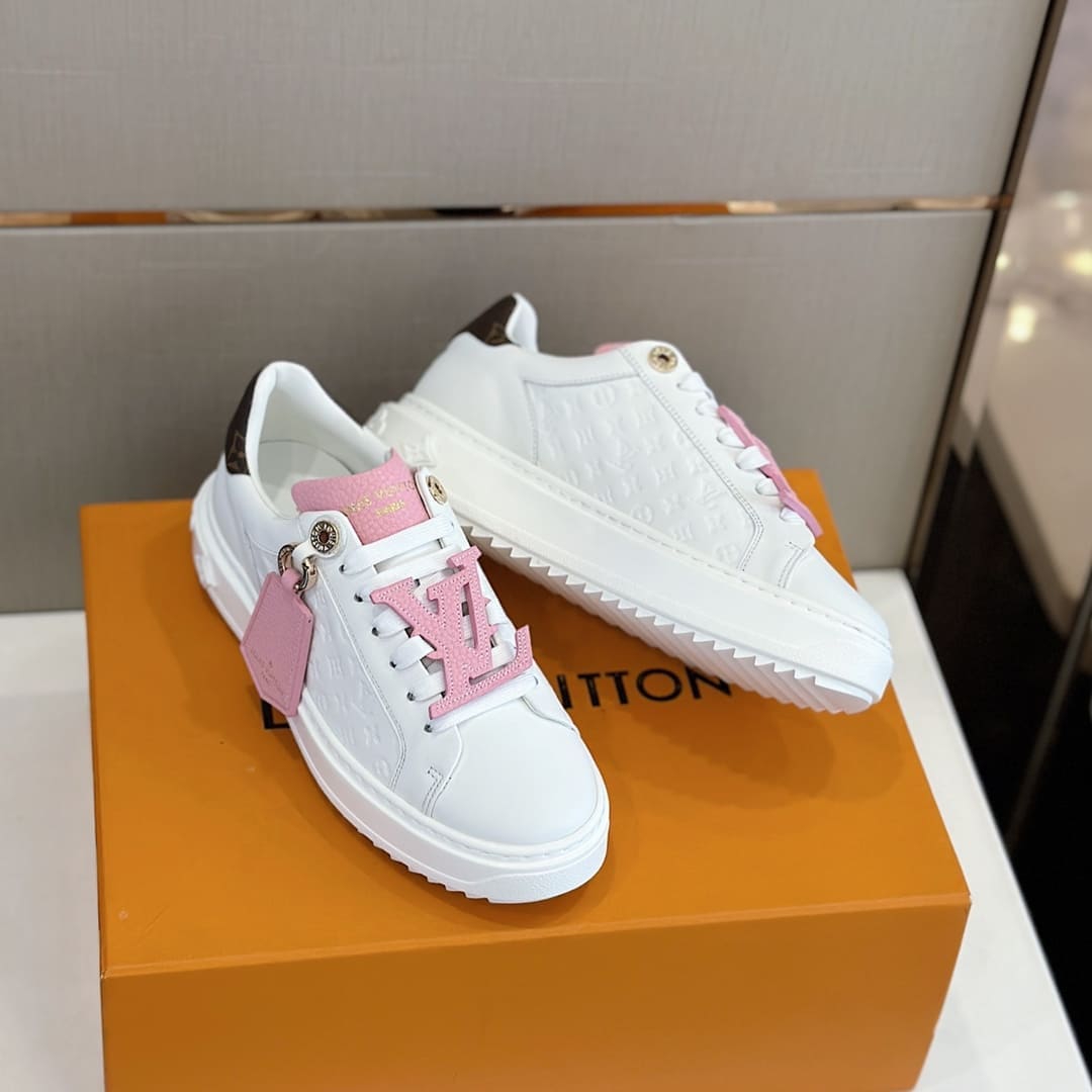 GIÀY LOUIS VUITTON TIME OUT MONOGRAM SNEAKERS SHOES AAA