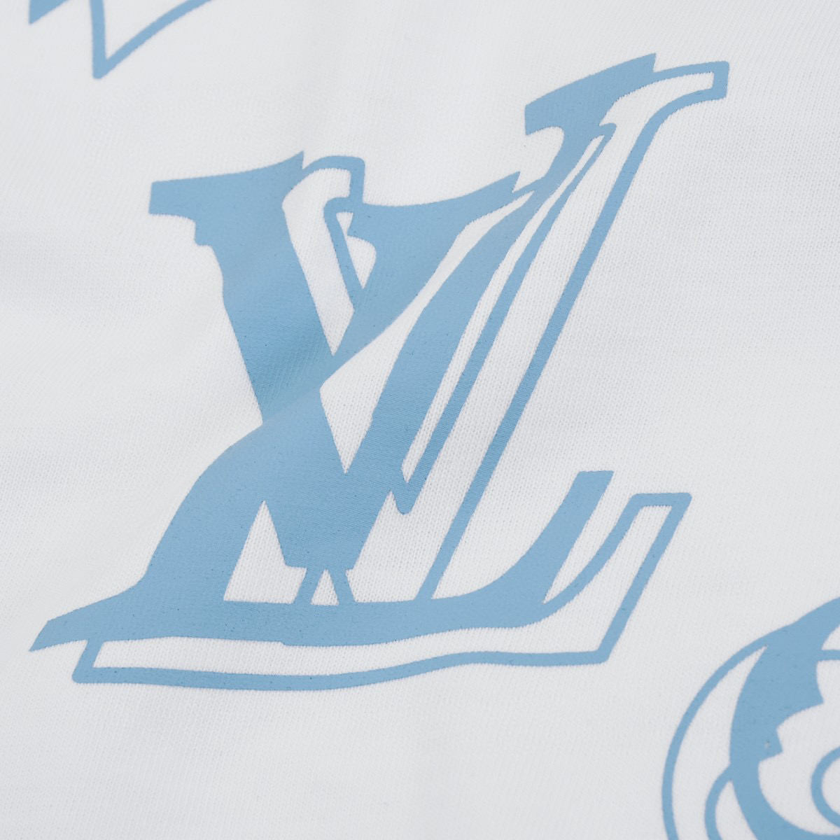 ÁO LOUIS VUITTON print cotton jersey T-shirt