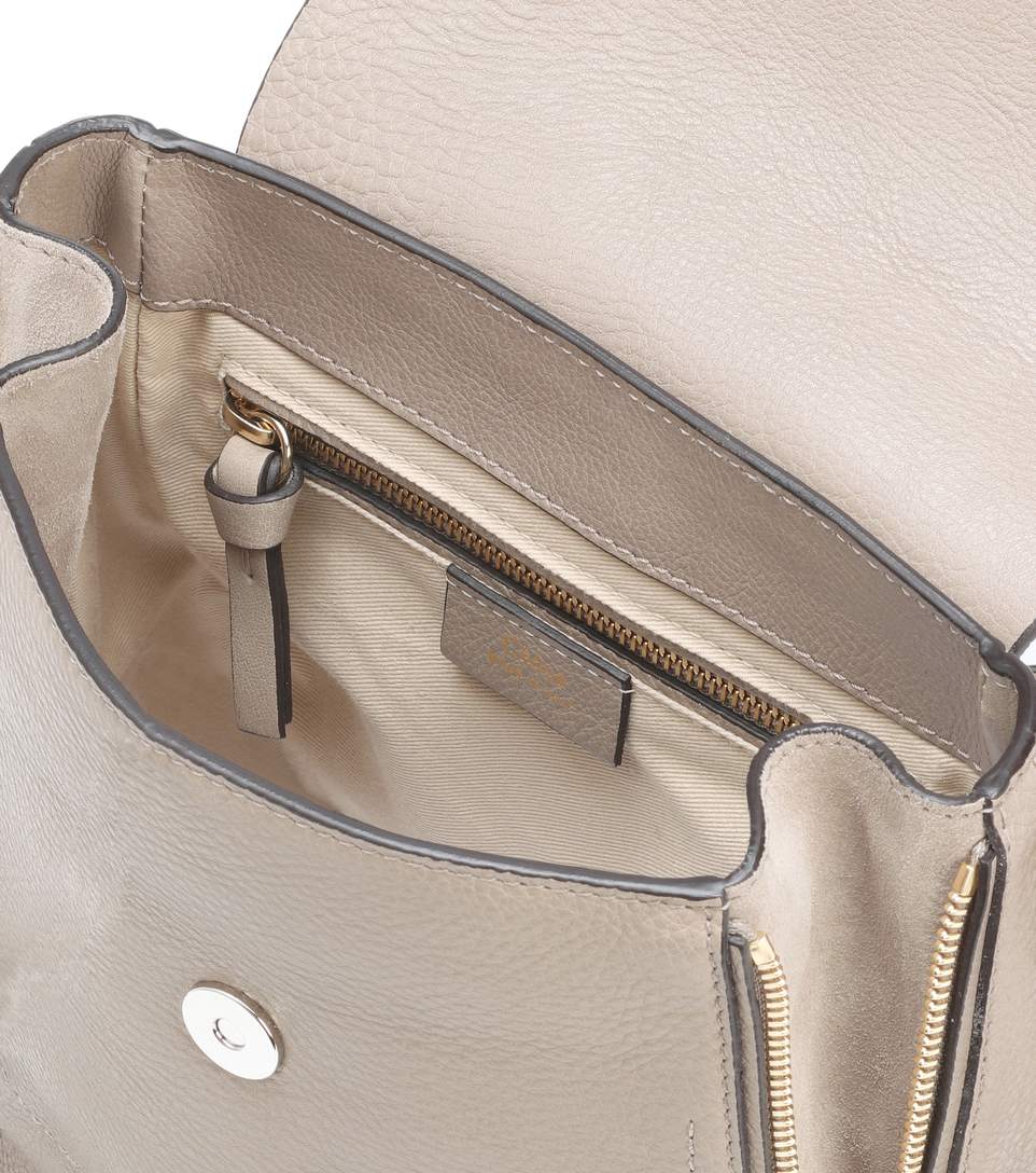 BALO CHLOÉ Faye leather and suede backpack