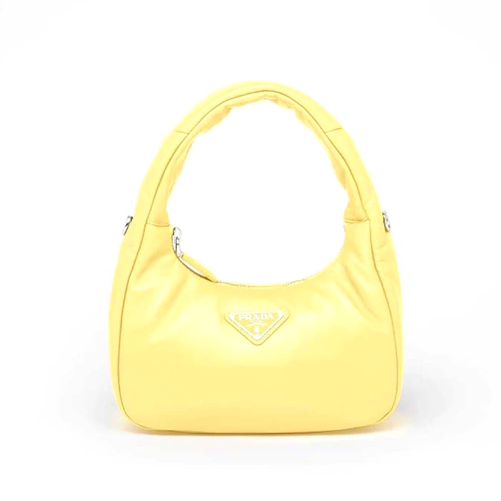 TÚI Prada Soft Padded Nappa Leather Mini-Bag-Yellow TÚI Prada Soft Padded Nappa Leather Mini-Bag-Yellow