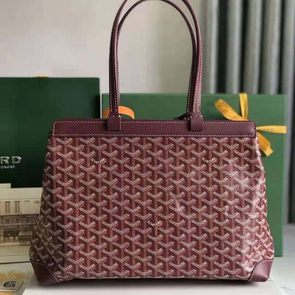 TÚI Goyard Women Bellechasse Biaude PM Bag-Maroon