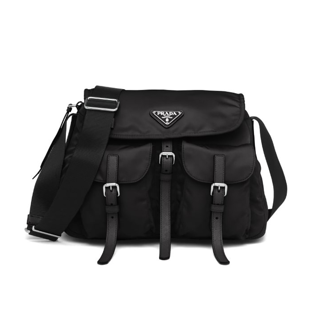 TÚI Prada Nylon Shoulder Bag-Black