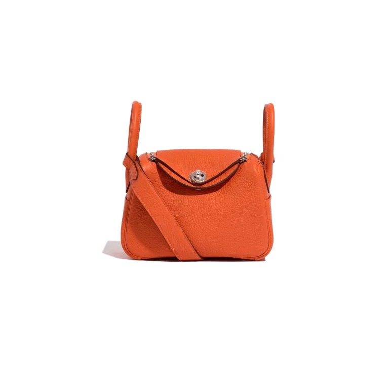 TÚI Hermès Lindy 20 Mini Taurillon Clemence Feu