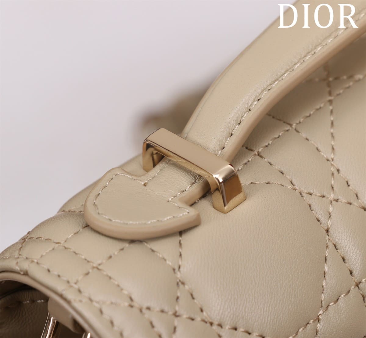 TÚI CHRISTIAN DIOR Mini Miss Dior Bag Cream Cannage Lambskin