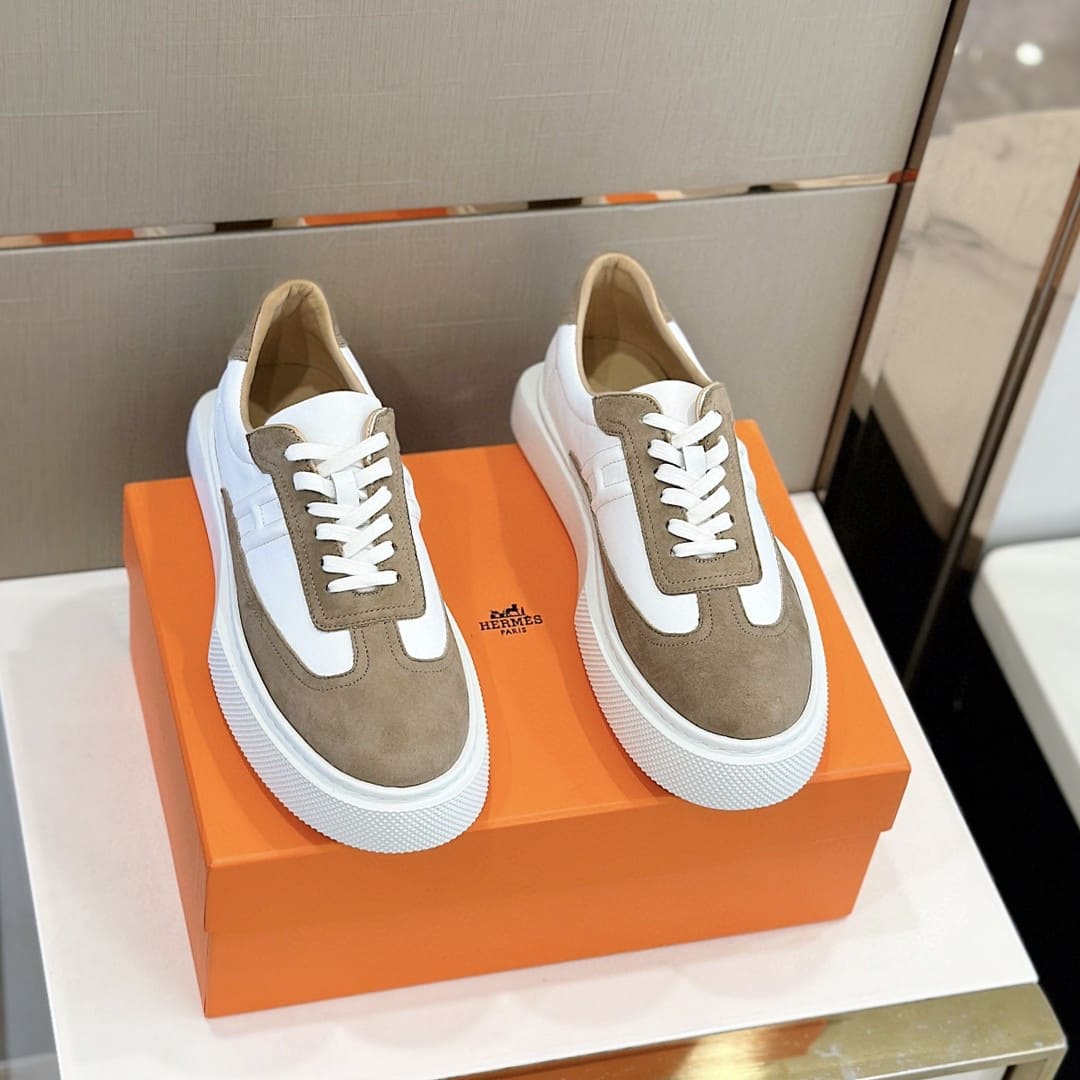 GIÀY HERMES SNEAKER LOW SPORTS SUEDE MULTI COLOR
