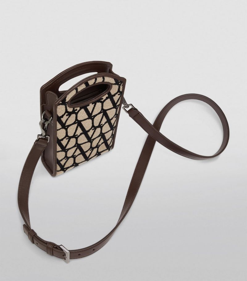 TÚI VALENTINO GARAVANI Toile Iconographe Cross-Body Phone Bag