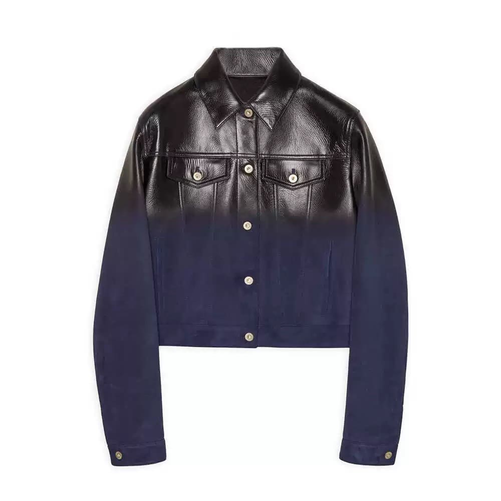 ÁO LOEWE BIKER LEATHER JACKET TOP QUALITY AAA