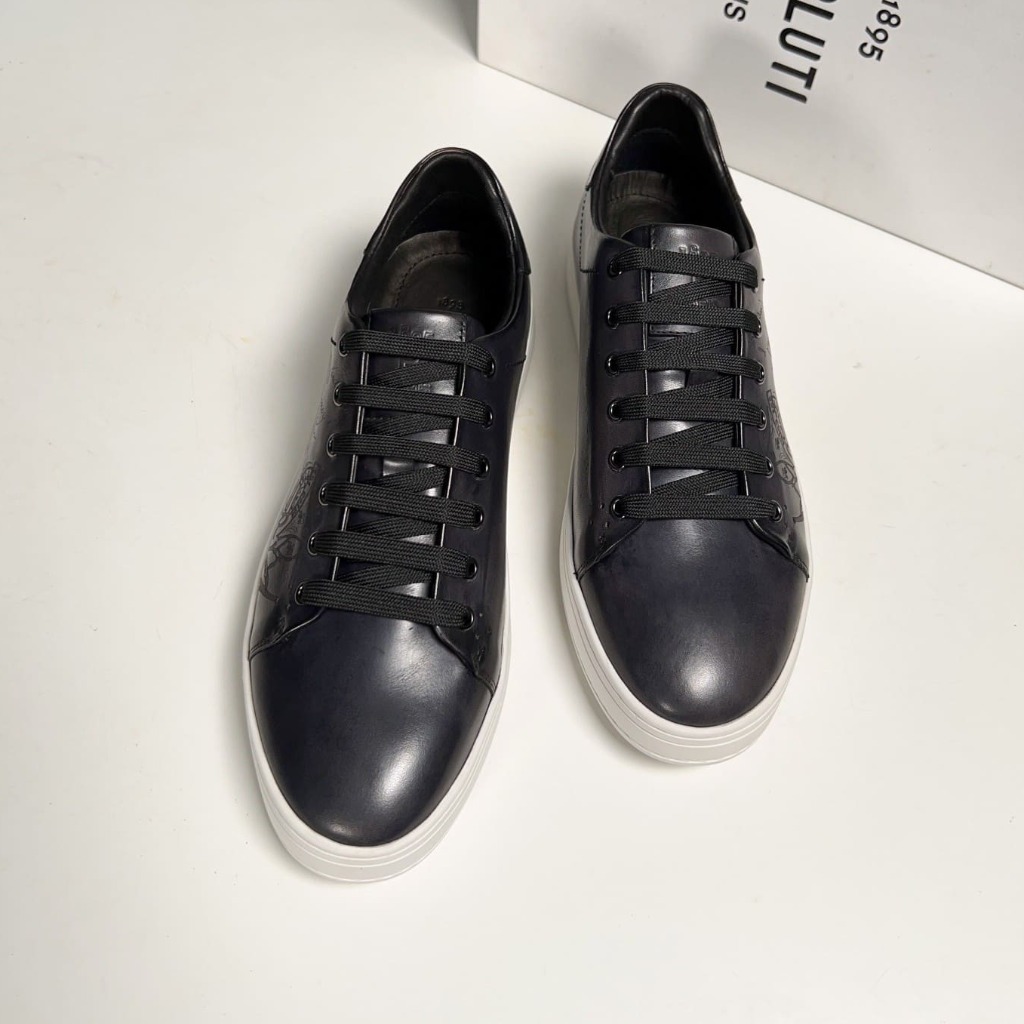 GIÀY BERLUTI SPORT GRAY HANDMADE TOP QUALITY SHOES AAA