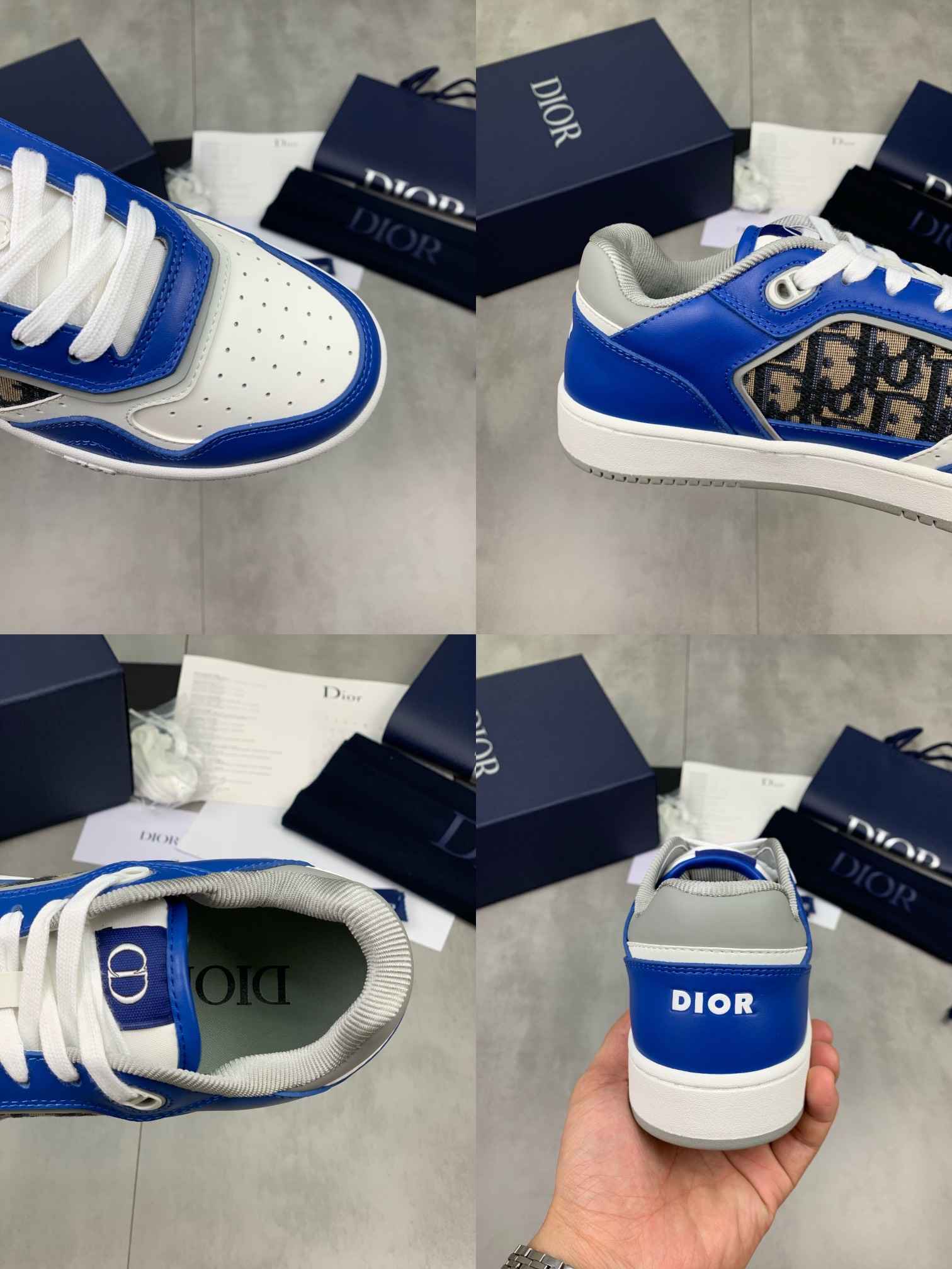 GIÀY CHRISTIAN DIOR LEATHER SNEAKER SHOES AAA
