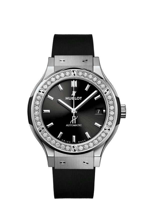 ĐỒNG HỒ HUBLOT CLASSIC FUSION TITANIUM DIAMONDS 38MM