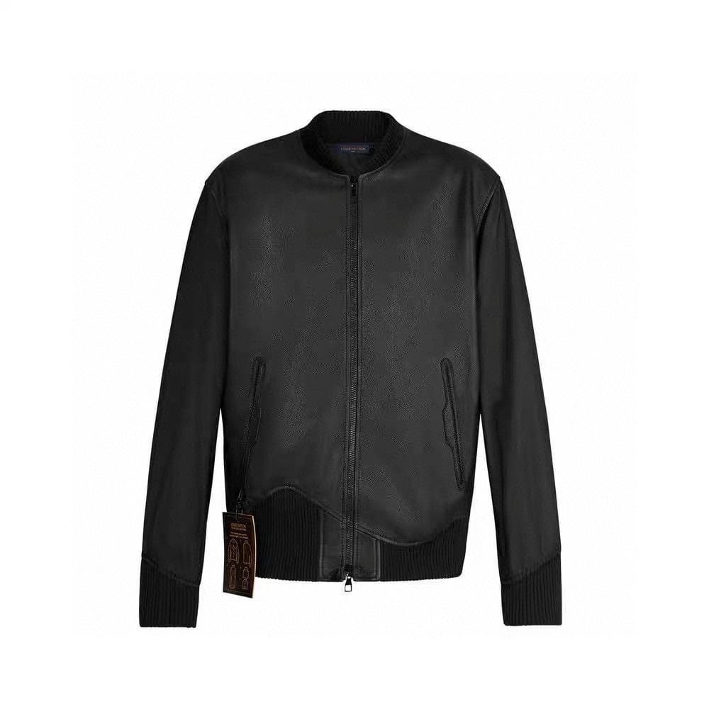 ÁO LOUIS VUITTON BOMBER LEATHER JACKET TOP QUALITY AAA