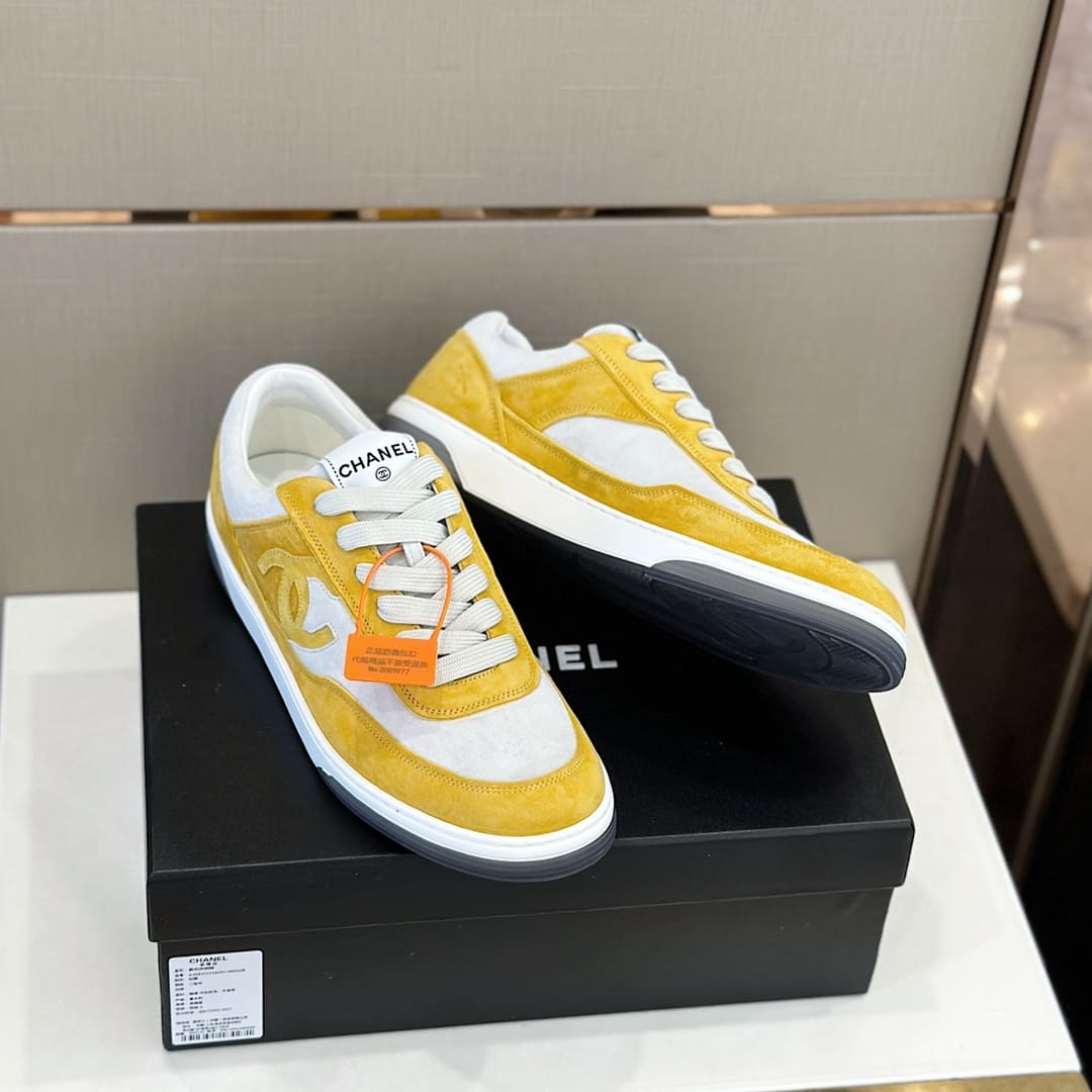 GIÀY CHANEL CC LOGO SNEAKERS SHOES AAA