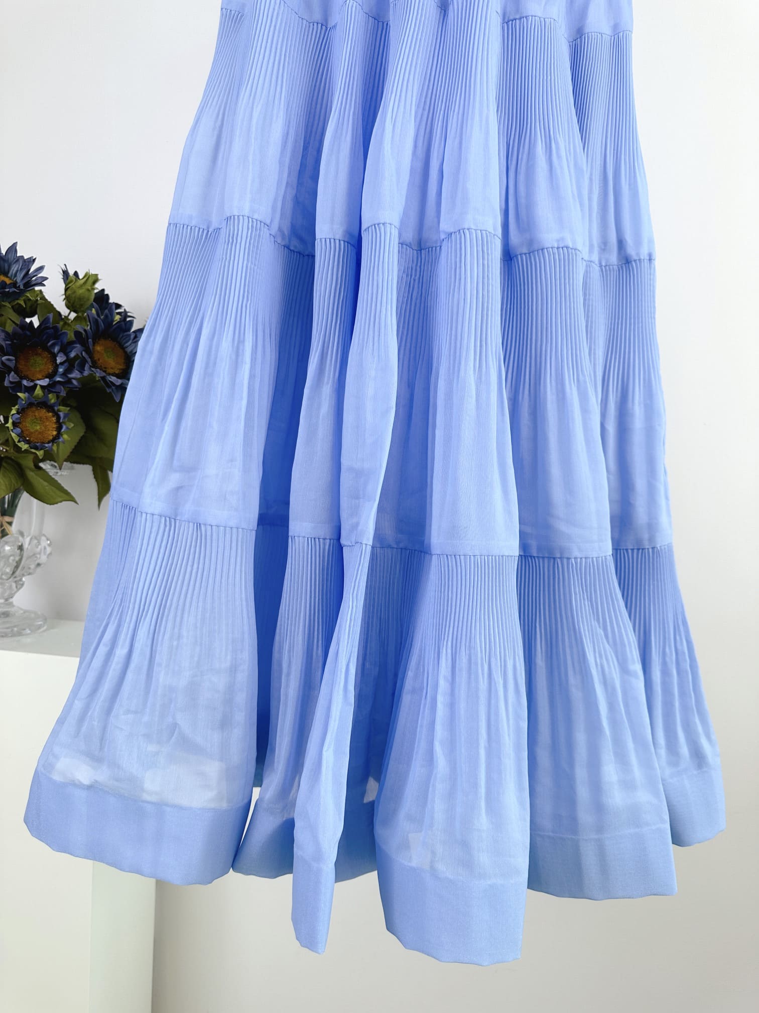 VÁY ZIMMERMANN All Blue Vintage Dress High Classy