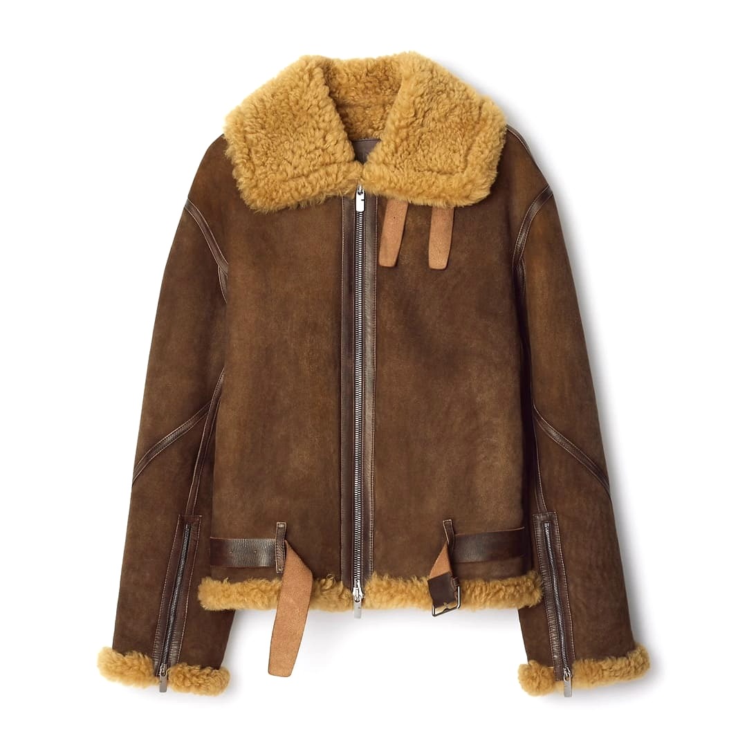 ÁO BURBERRY MERINO LAMB FUR TOP QUALITY AAA DA CỪU MERINO