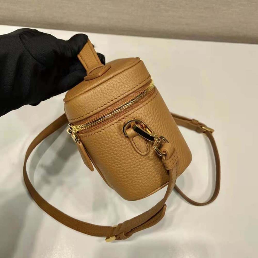 TÚI Prada Women Leather Mini-Bag-Brown