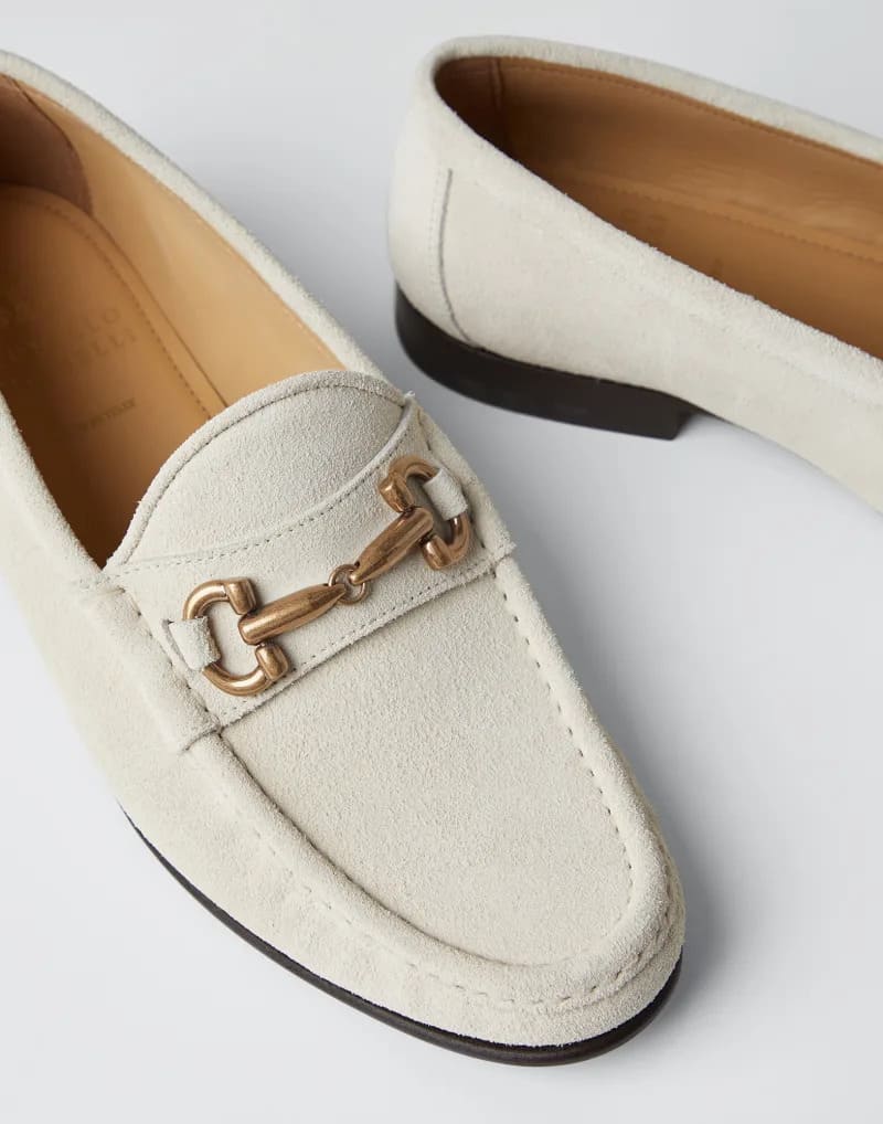 GIÀY BRUNELLO CUCINELLI LOAFER SUEDE SHOES AAA DA LỘN