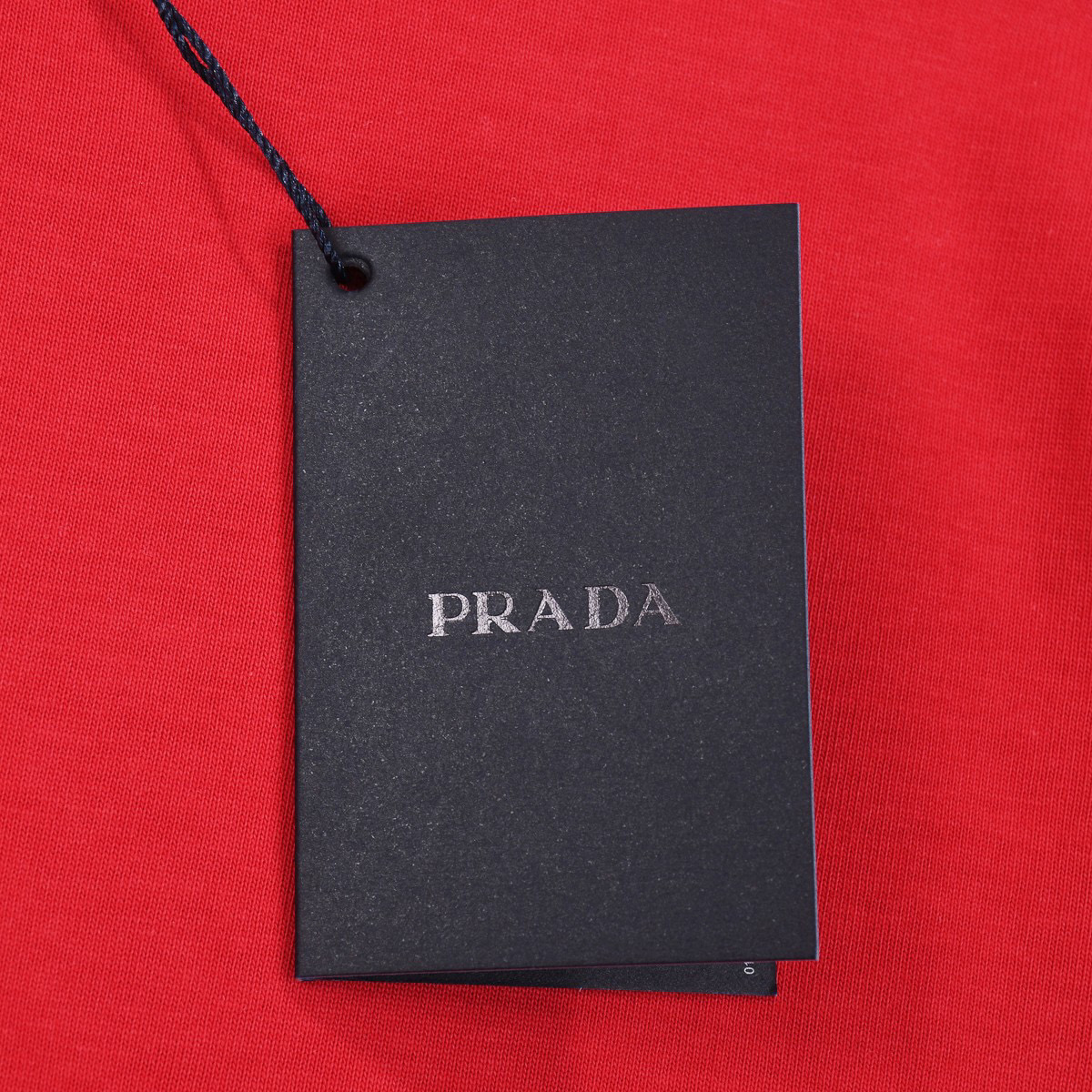 ÁO PRADA MILANO print cotton jersey T-shirt