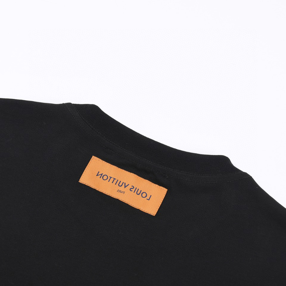 ÁO LOUIS VUITTON print cotton jersey T-shirt