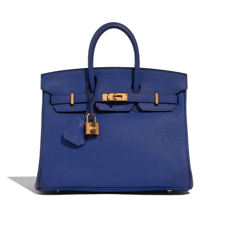 TÚI Hermès Birkin 25 Togo Blue Electrique
