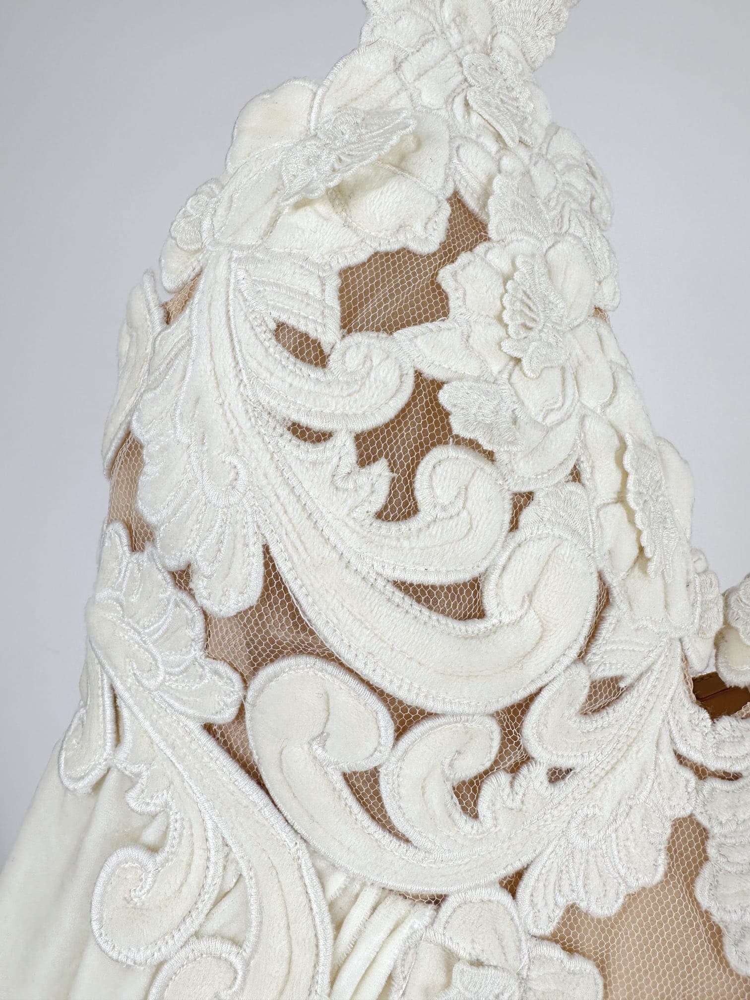 VÁY ZIMMERMANN Flower All White Vintage Dress High Classy