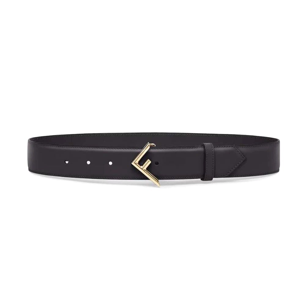 DÂY LƯNG Fendi Black Leather Belt