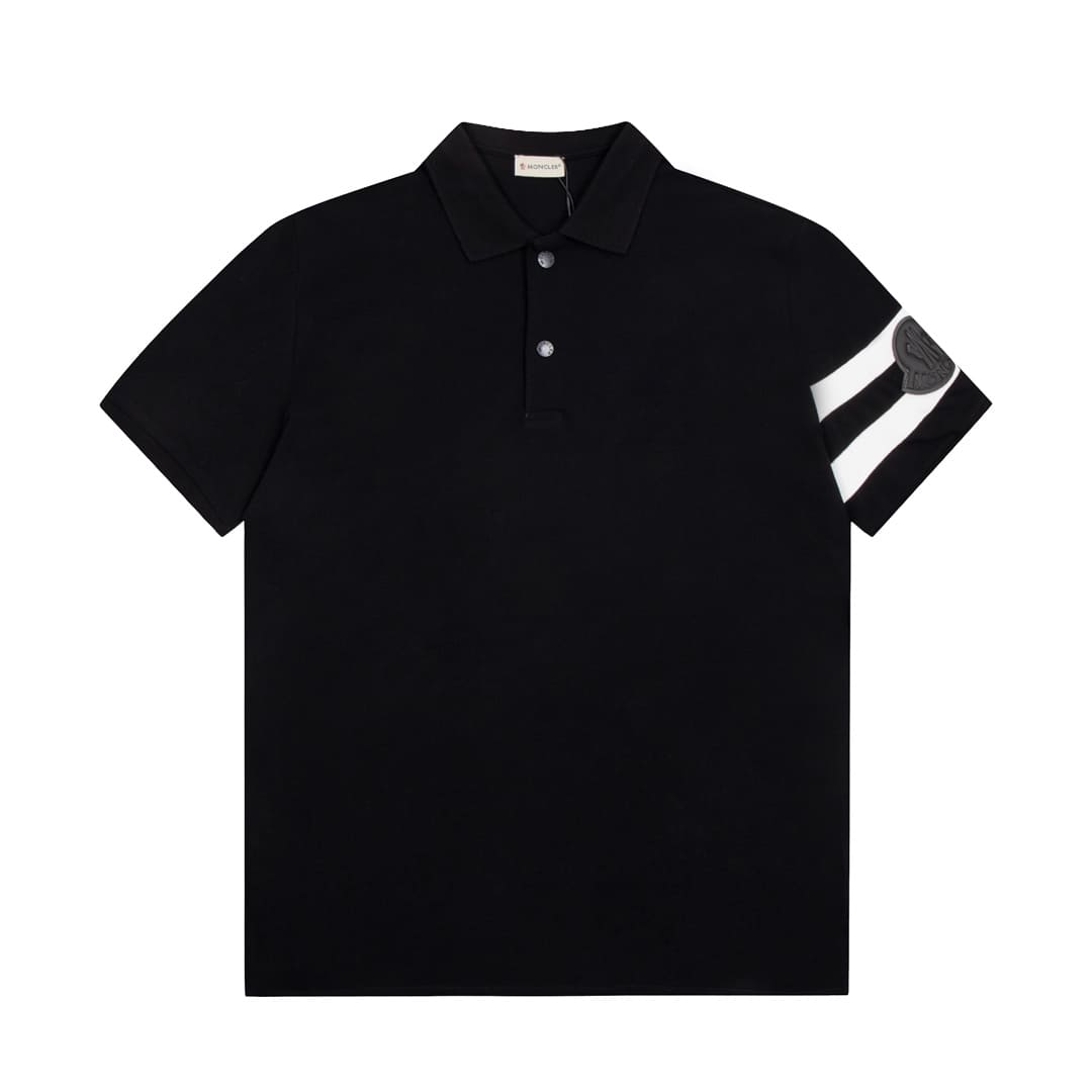 ÁO MONCLER POLO SHIRT BLACK