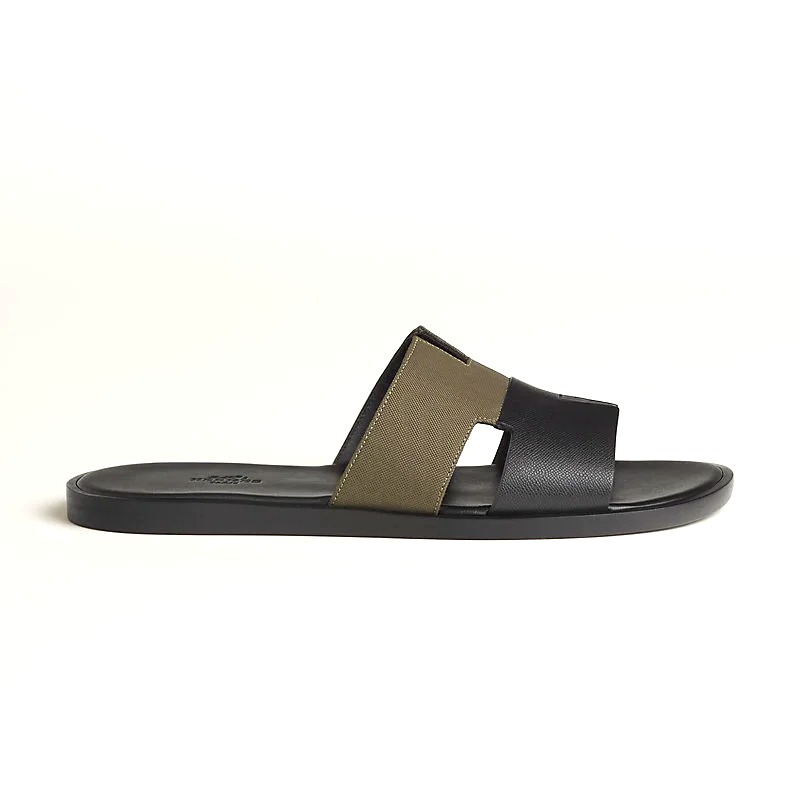 DÉP HERMES IZMIR EPSOM LEATHER Kaki Noir