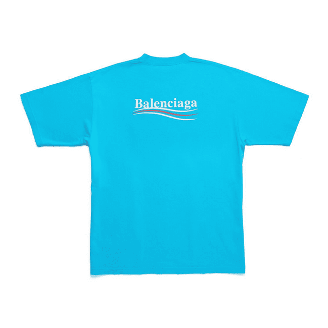 ÁO BALENCIAGA T SHIRT MÀU XANH UNISEX