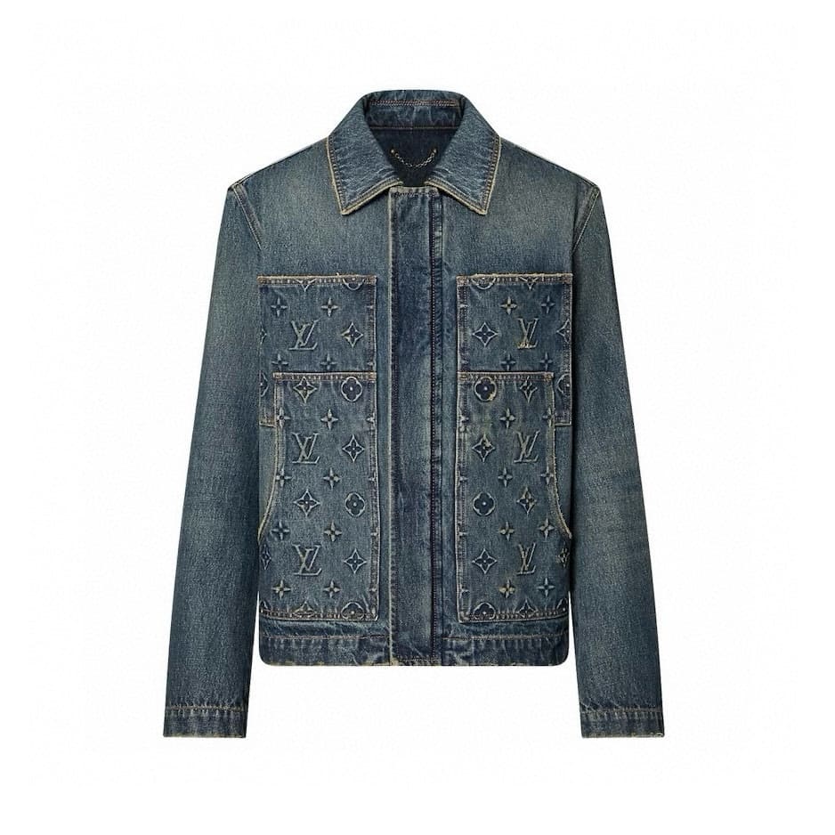 ÁO LOUIS VUITTON DENIM JACKET TOP QUALITY AAA