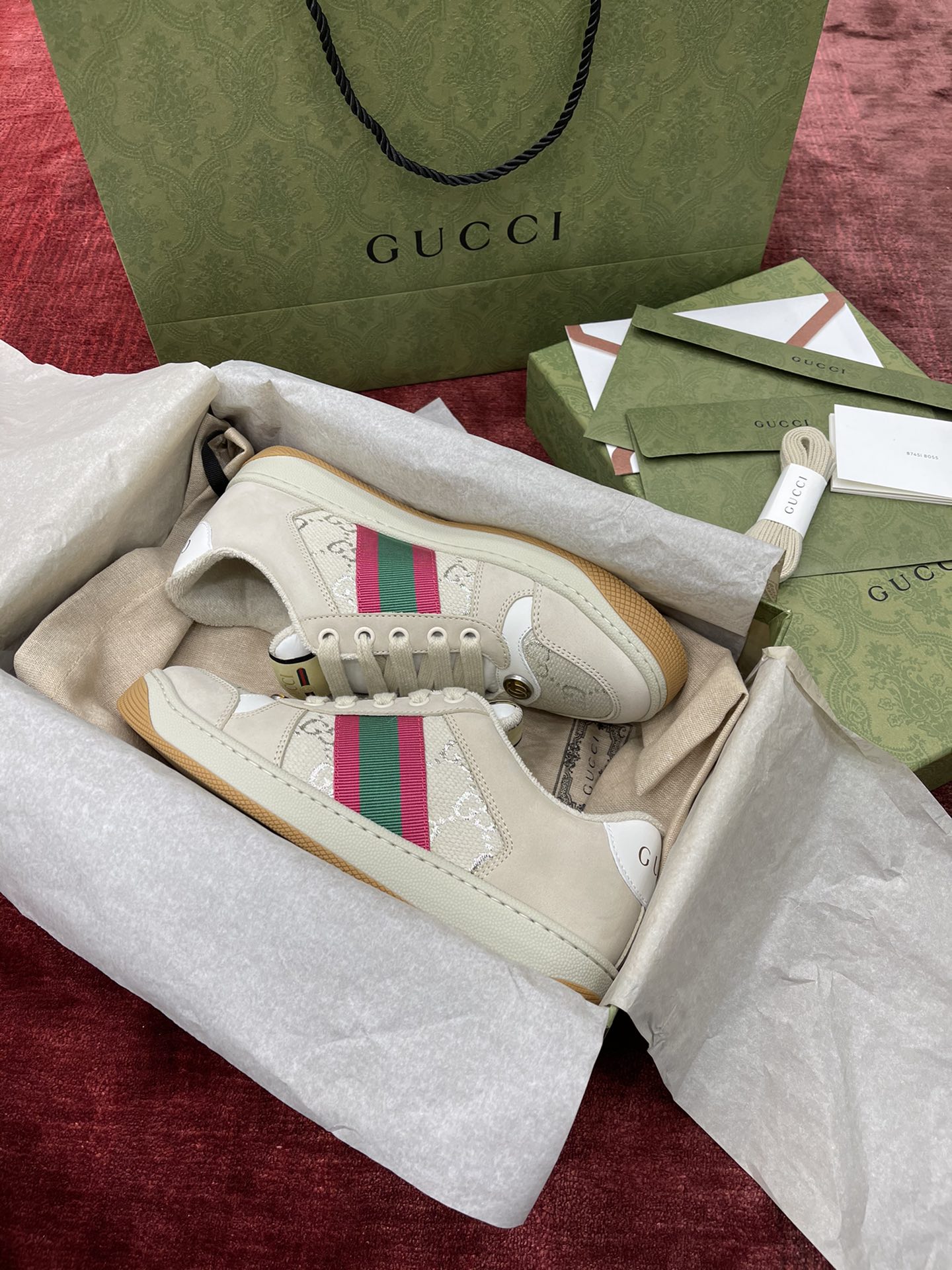 GIÀY GUCCI SCREENER SNEAKER SHOES AAA